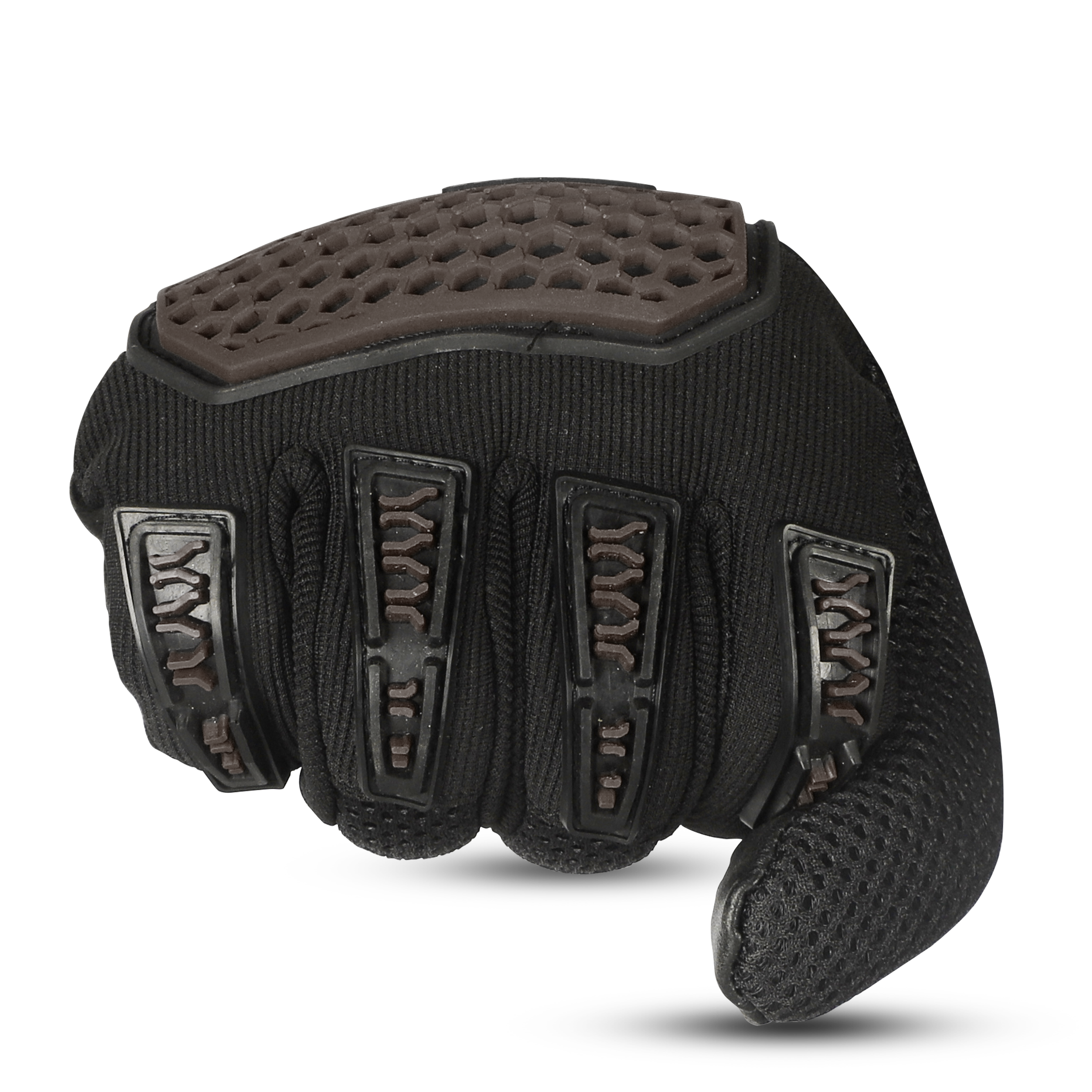 Steelbird Rider-Pro Full Finger Gloves- Brown